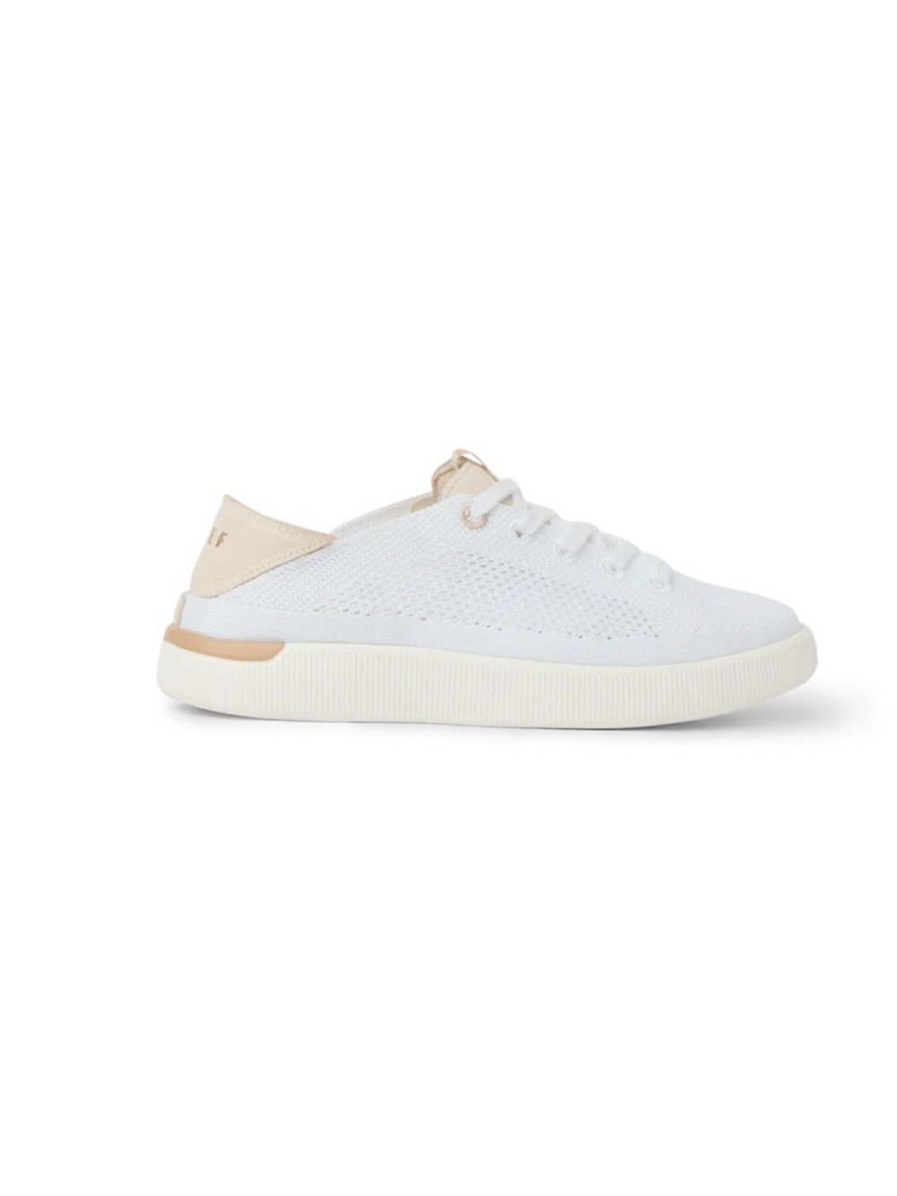 Reef Neptune Knit White Sneakers Size 8.5